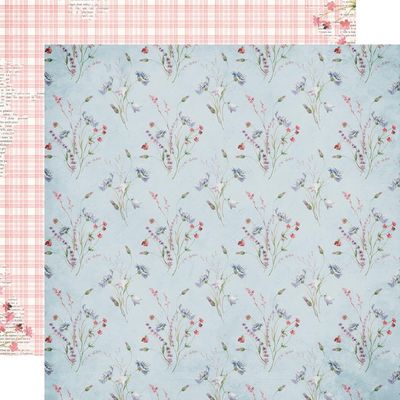 Simple Stories - Meadow Flowers - 12&quot;x12&quot; Double-sided Paper - Filled with Wonder