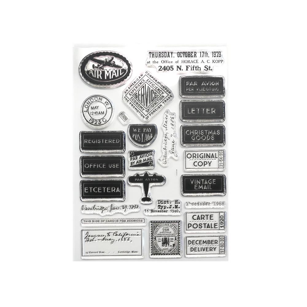 Elizabeth Craft Designs - Clear Stamps - Correspondence From The Past 2