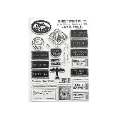 Elizabeth Craft Designs - Clear Stamps - Correspondence From The Past 2