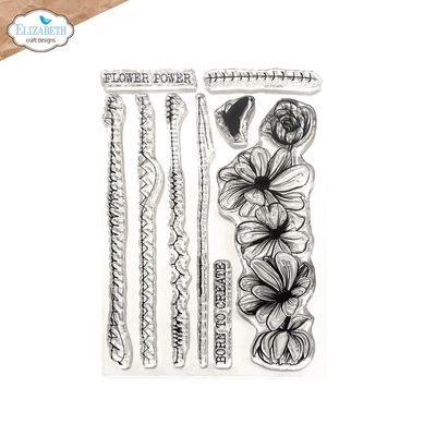 Elizabeth Craft Designs - Clear Stamps - Stitched Borders