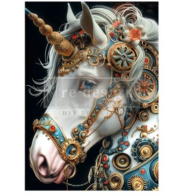 Prima Marketing -  A1 Decoupage Fiber Paper - Technicorn