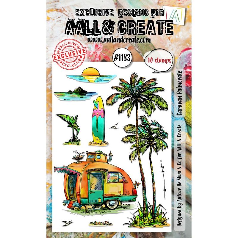 AALL &amp; Create - Clear Stamp Set - Caravan Palmeraie - #1183
