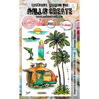 AALL &amp; Create - Clear Stamp Set - Caravan Palmeraie - #1183