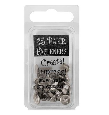 Creative Expressions - Pewter Screw Top Brads