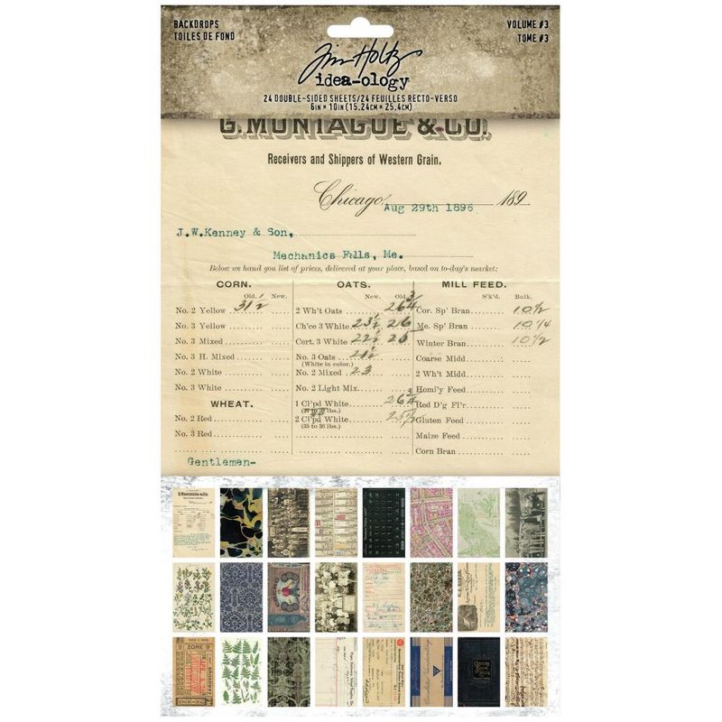 Tim Holtz - Idea-ology - Backdrops - Volume #3