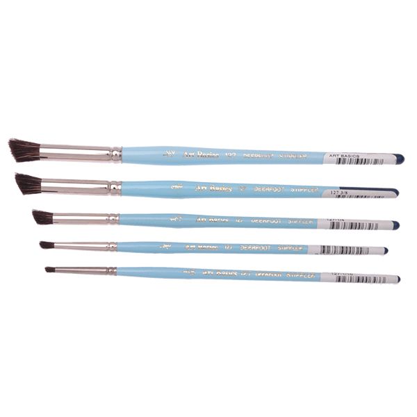 Art Basics - 127 Deerfoot Stippler Badger Hair - Various Sizes