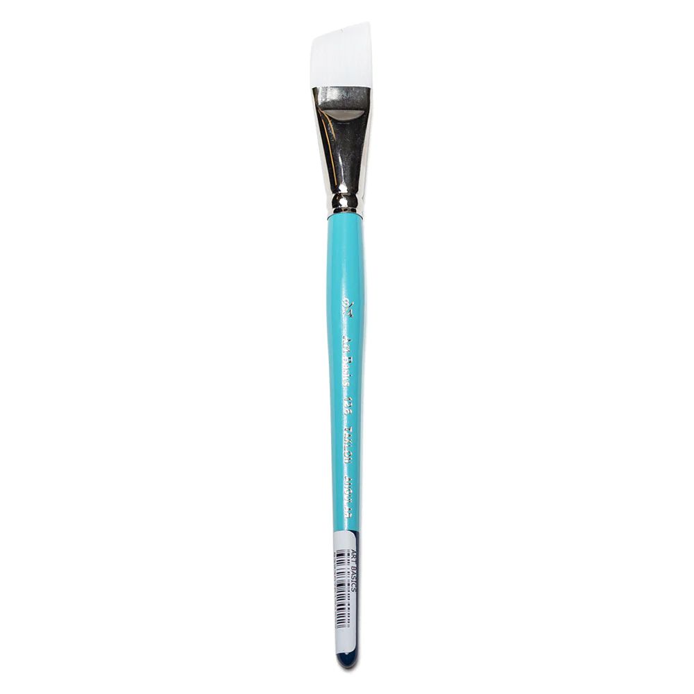 Art Basics - 126 Taklon Angle Shader Brushes - Various Sizes, 126 Taklon Angle Shader: Size 3/4&quot;