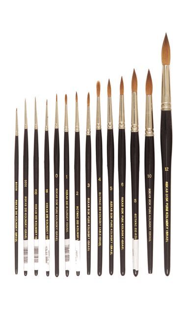 Rekab - Series 310 Kolinsky Pure Sable Brushes - Various Sizes