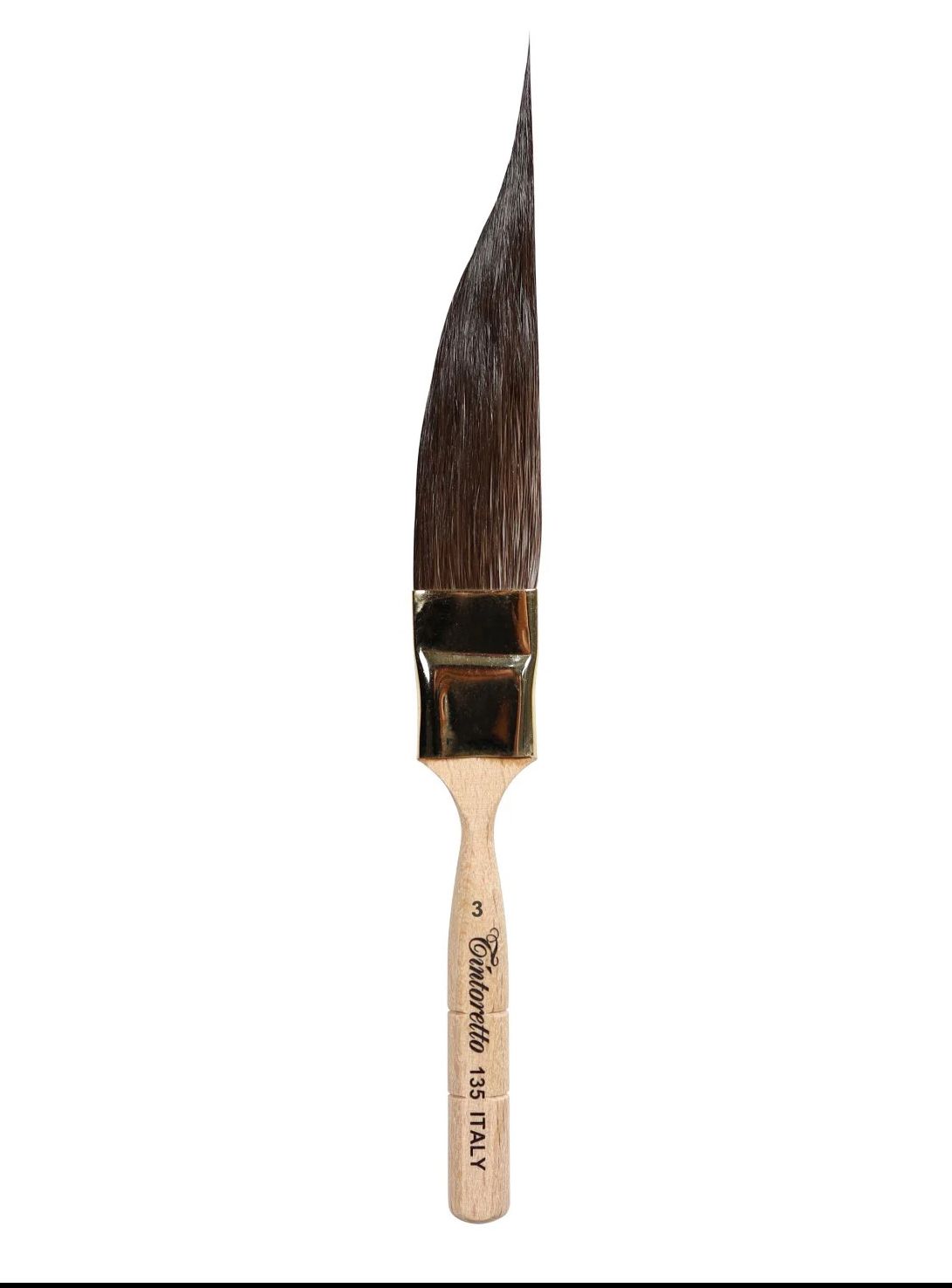 Tintoretto Brush - Sword Shaped Pinstriping Kazan - No 3