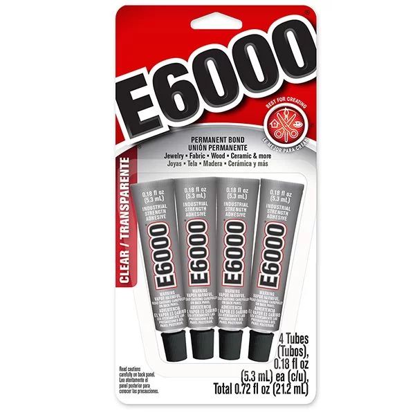 E6000 - Clear Adhesive - Mini 4 pack