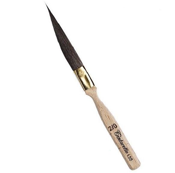 Tintoretto Brush - Sword Shaped Pinstriping Kazan - No 2/0