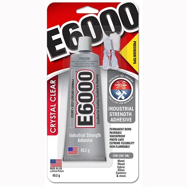 E6000 - Clear Adhesive - 40.2 gm with Precision Tips