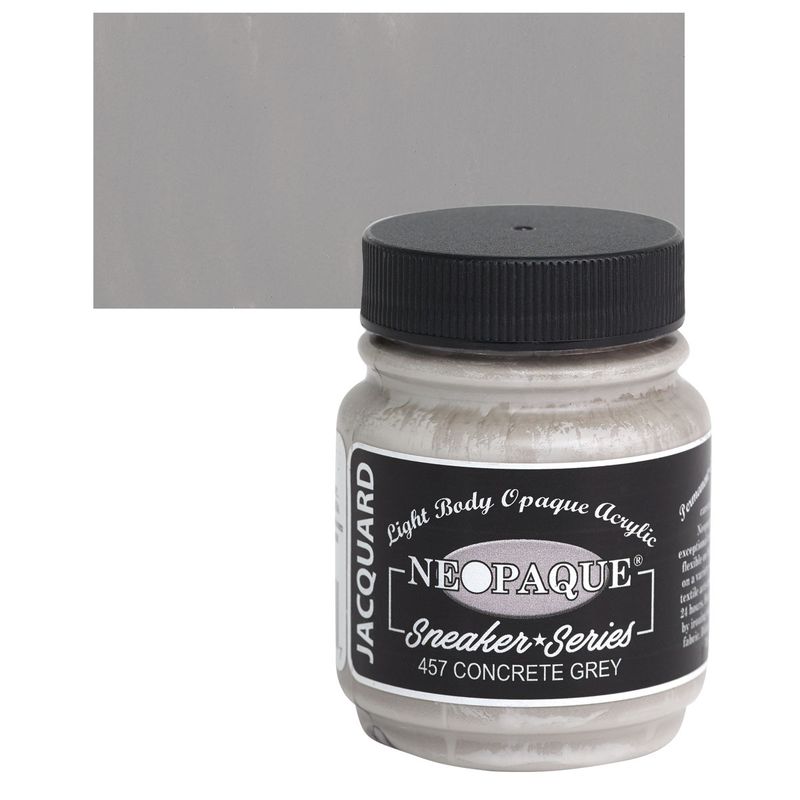 Jacquard - Neopaque Fabric Paint - 70ml - Concrete Grey