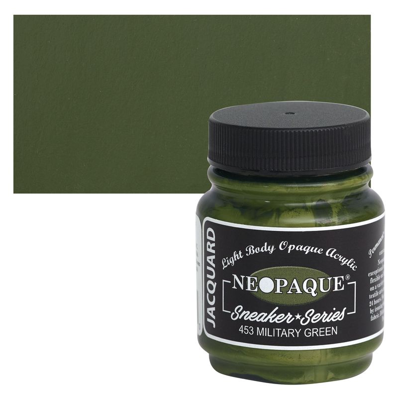 Jacquard - Neopaque Fabric Paint - 70ml - Military Green