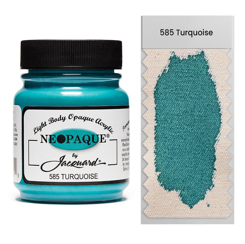 Jacquard - Neopaque Fabric Paint - 70ml - Turquoise
