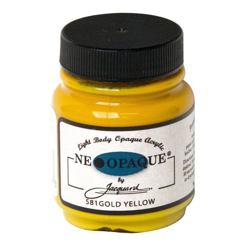 Jacquard - Neopaque Fabric Paint - 70ml - Gold Yellow