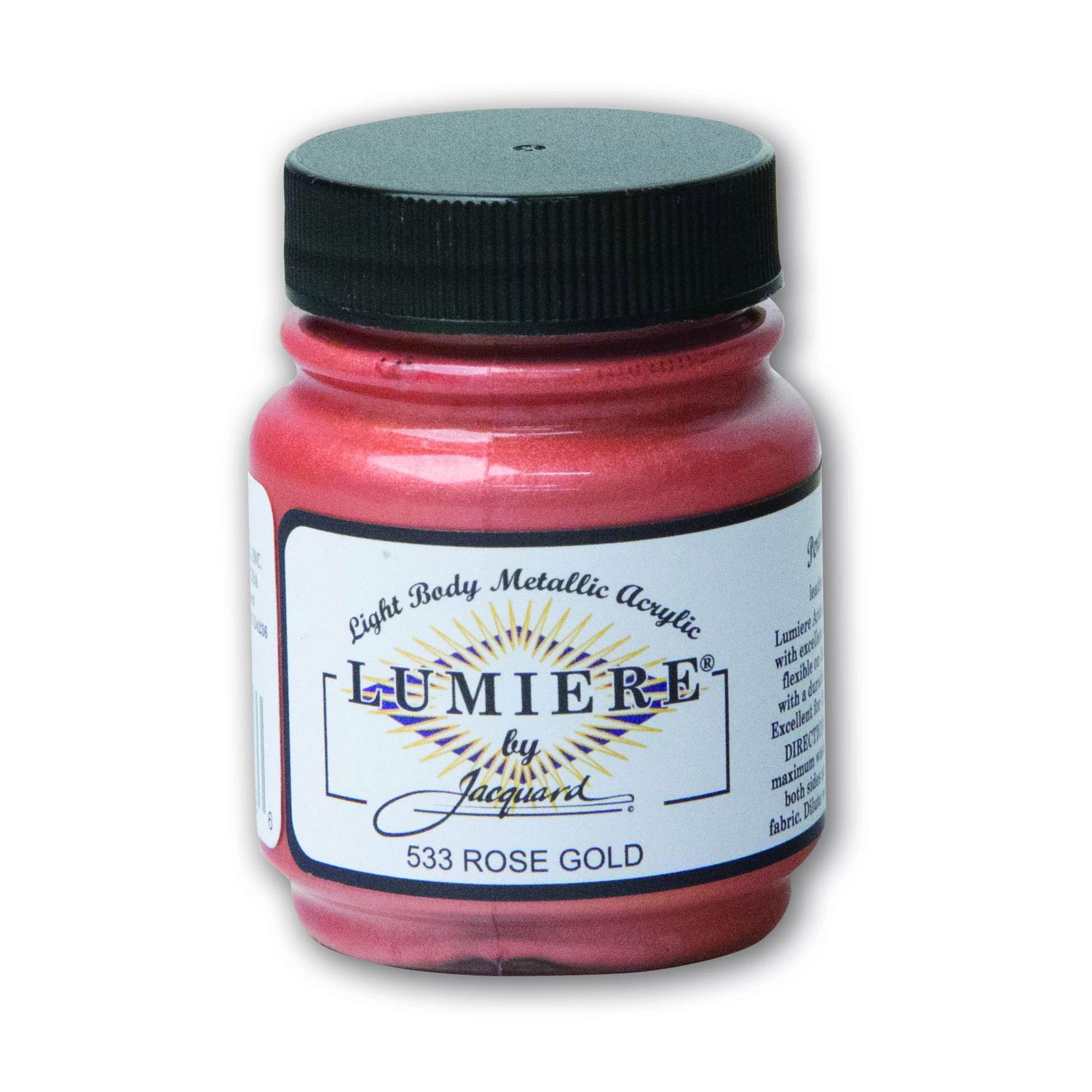 Jacquard - Lumiere Metallic Fabric Paint - 70ml - Rosegold