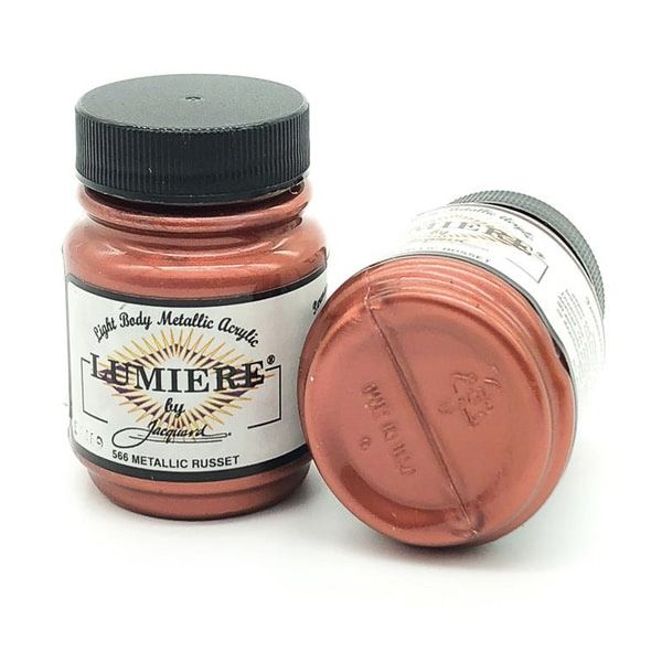 Jacquard - Lumiere Metallic Fabric Paint - 70ml - Metallic Russet