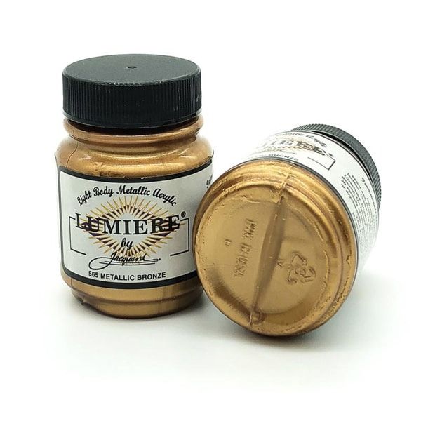 Jacquard - Lumiere Metallic Fabric Paint - 70ml - Metallic Bronze