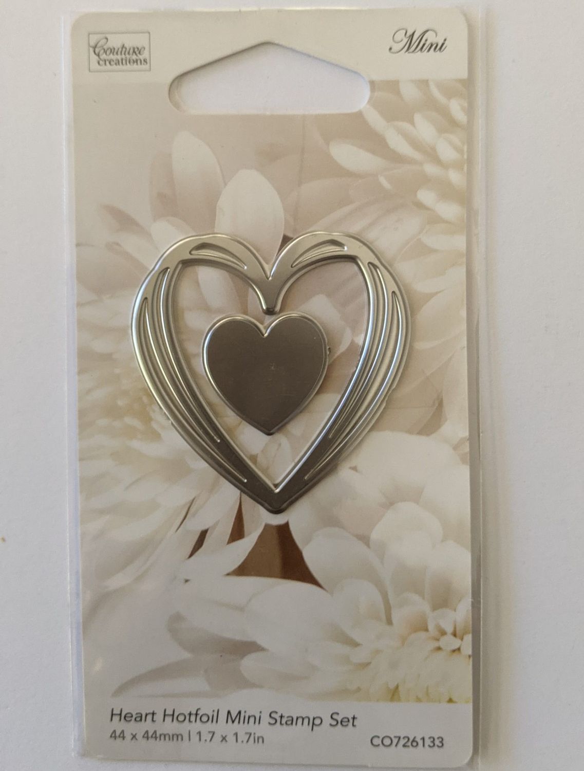 Couture Creations - Hot Foil Stamp/Die - Heart Mini Set