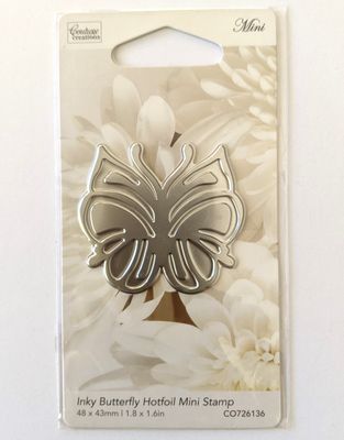 Couture Creations - Hot Foil Stamp/Die - Mini Inky Butterfly