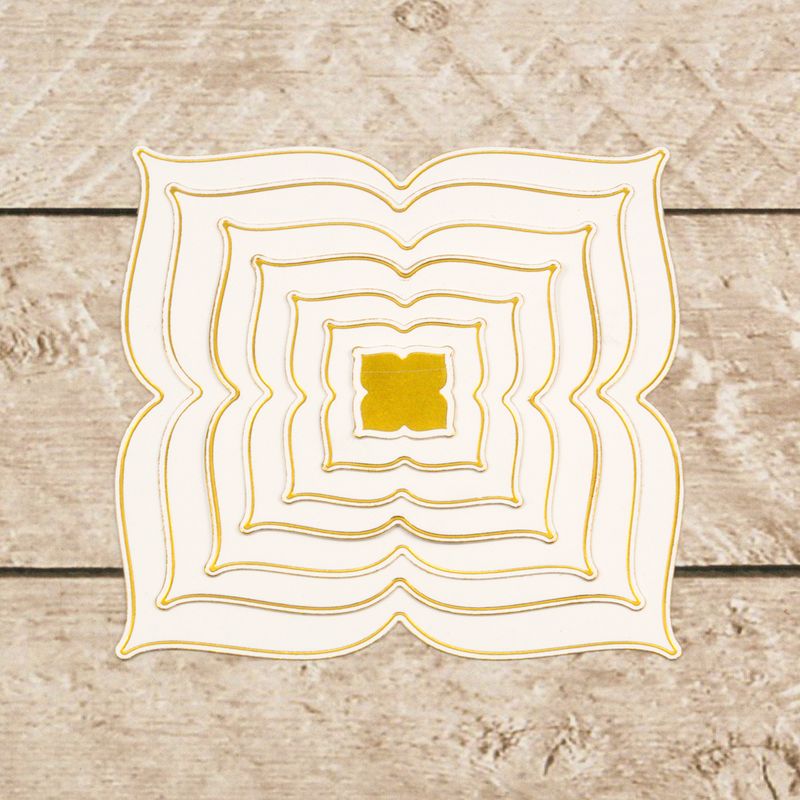 Couture Creations - Cut/Foil and Emboss - Nesting Floral Frames