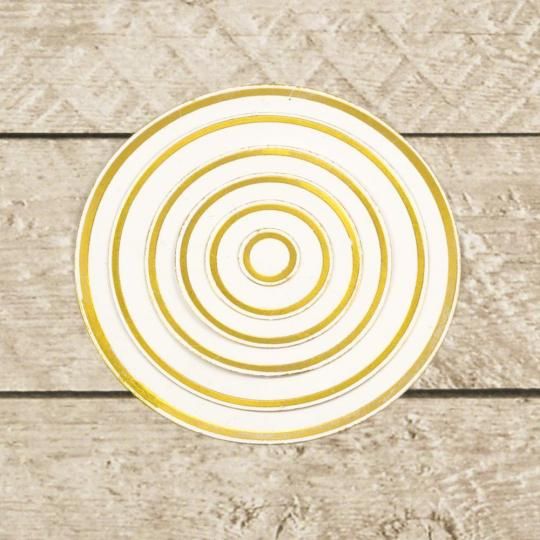 Couture Creations - Cut/Foil and Emboss - Nesting Circles