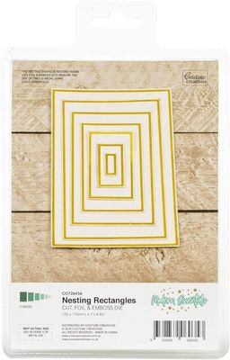 Couture Creations - Cut/Foil and Emboss - Nesting Rectangles