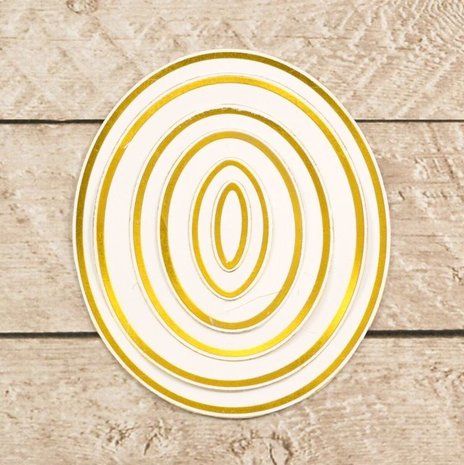 Couture Creations - Cut/Foil and Emboss - Nesting Ovals