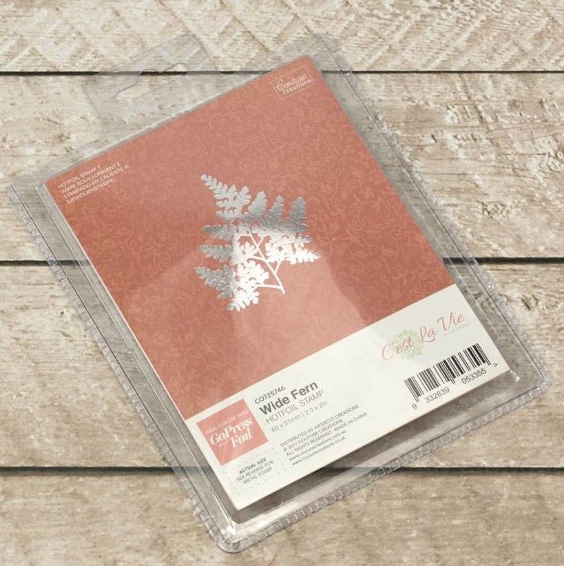 Couture Creations - Hot Foil Stamp/Die - Wide Fern