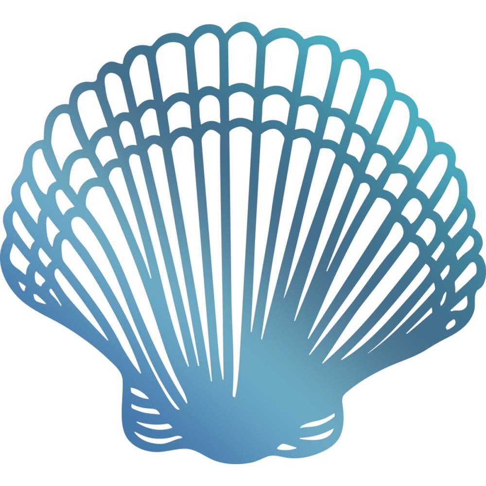 Couture Creations - Hot Foil Stamp/Die - Seashell