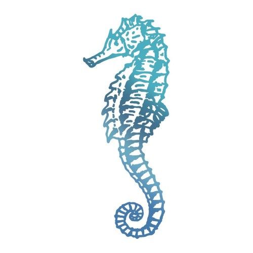 Couture Creations - Hot Foil Stamp/Die - Seahorse
