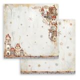 Stamperia - Gear up for Christmas - 12&quot;x12&quot; Double-sided Paper - Cozy Houses