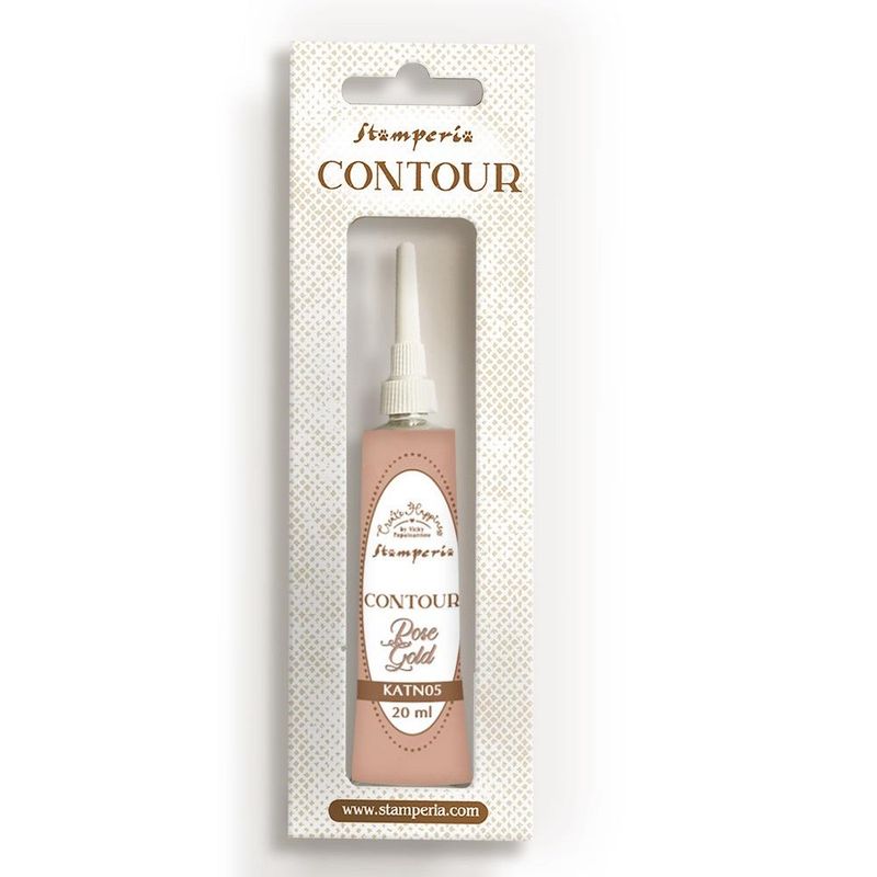 Stamperia - Create Happiness - Contour Liner - Rose Gold