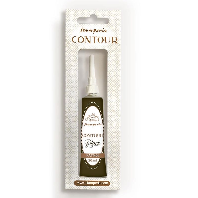 Stamperia - Create Happiness - Contour Liner - Black