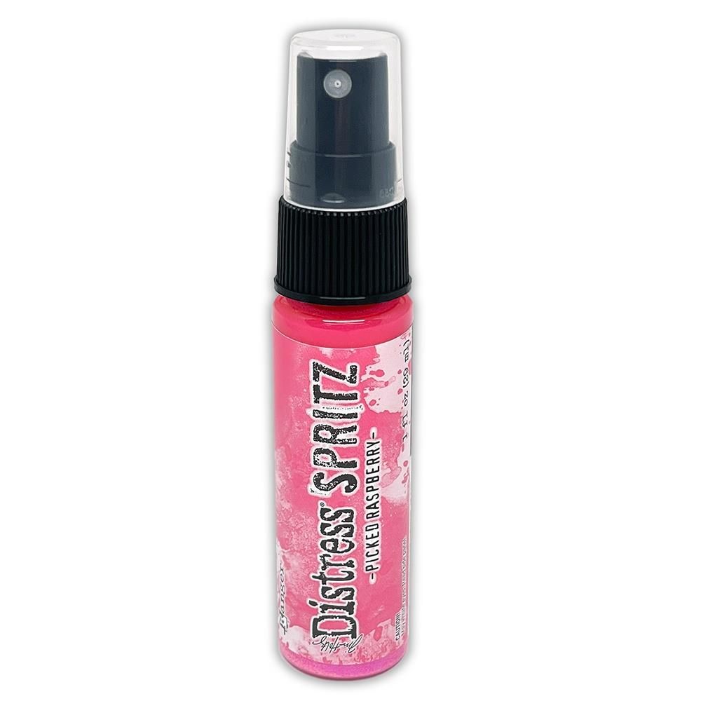 Ranger - Tim Holtz - Distress Pearlescent Spritz - 1 Oz - Picked Raspberry