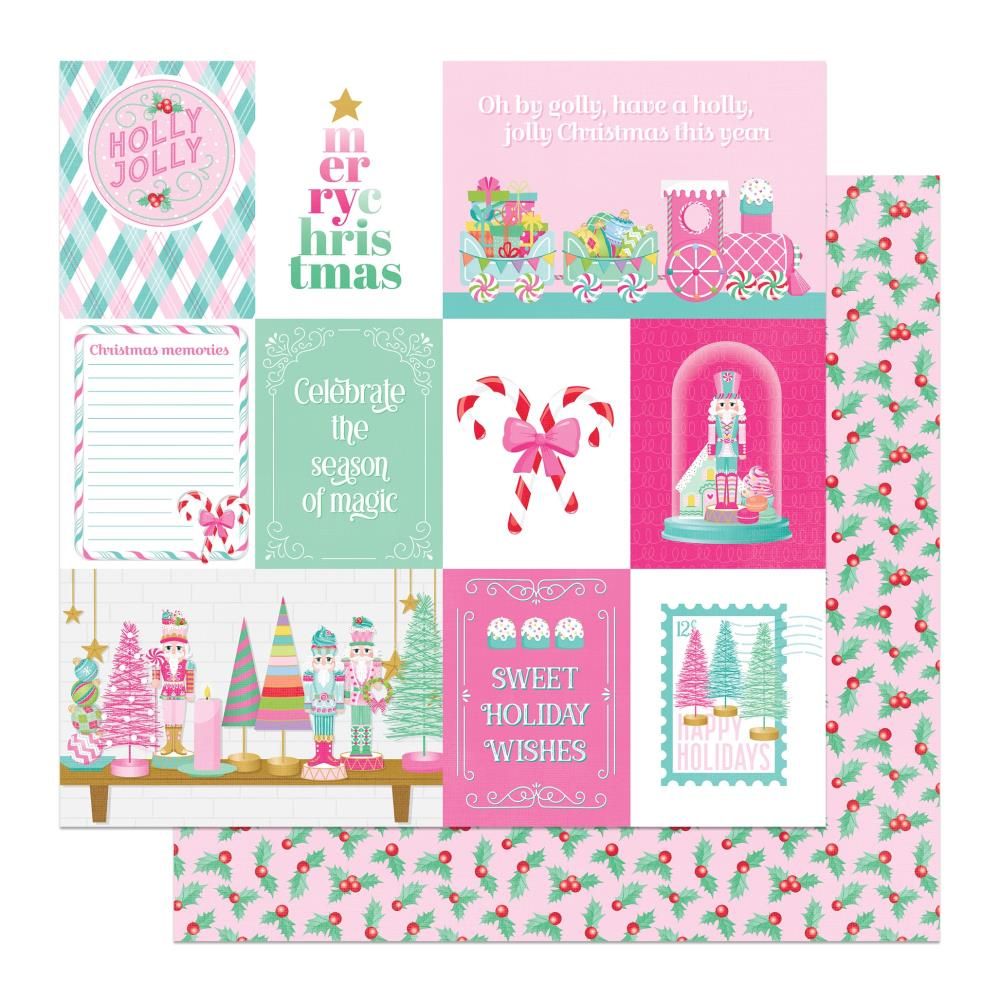 PhotoPlay - Sugar Plum Christmas - 12&quot;x12&quot; Double-sided Paper - Season of Magic