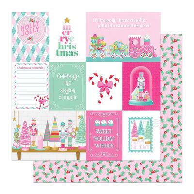 PhotoPlay - Sugar Plum Christmas - 12&quot;x12&quot; Double-sided Paper - Season of Magic