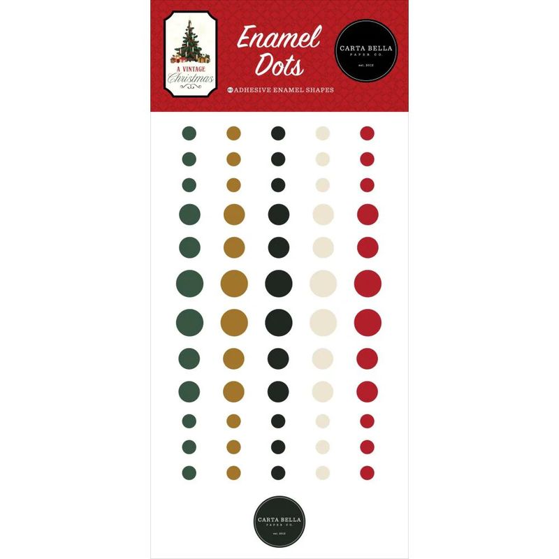 Carta Bella - A Vintage Christmas - Enamel Dots