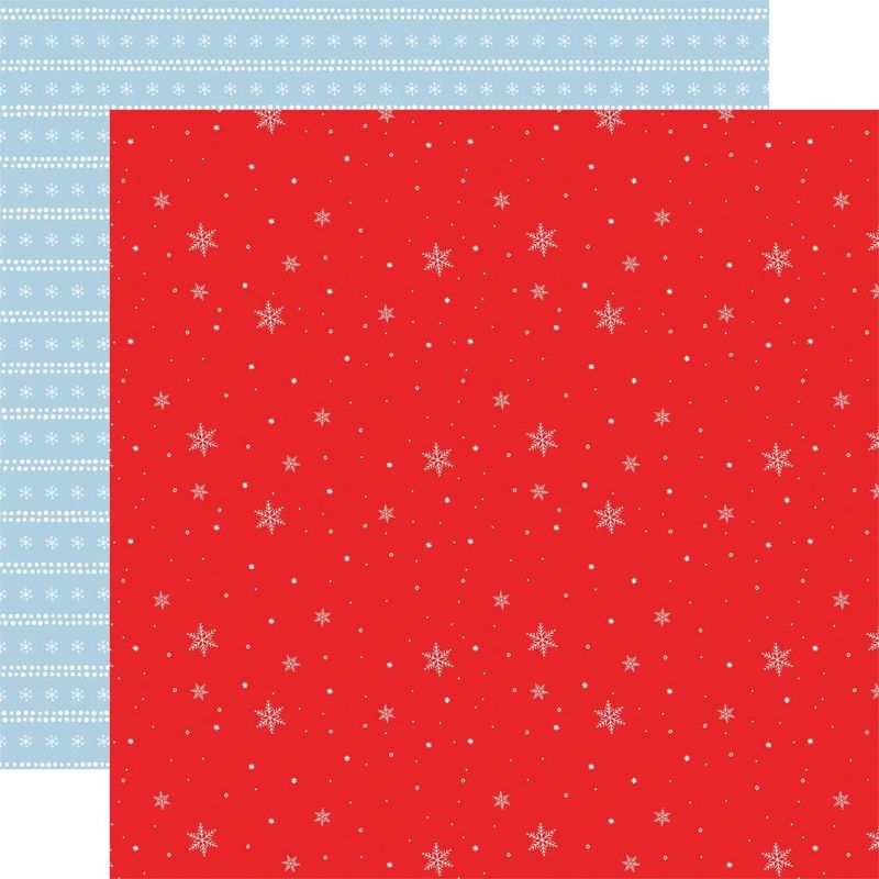 Carta Bella - Winnie The pooh Christmas - 12&quot;x12&quot; Double-sided Paper -  Grand Snowflakes