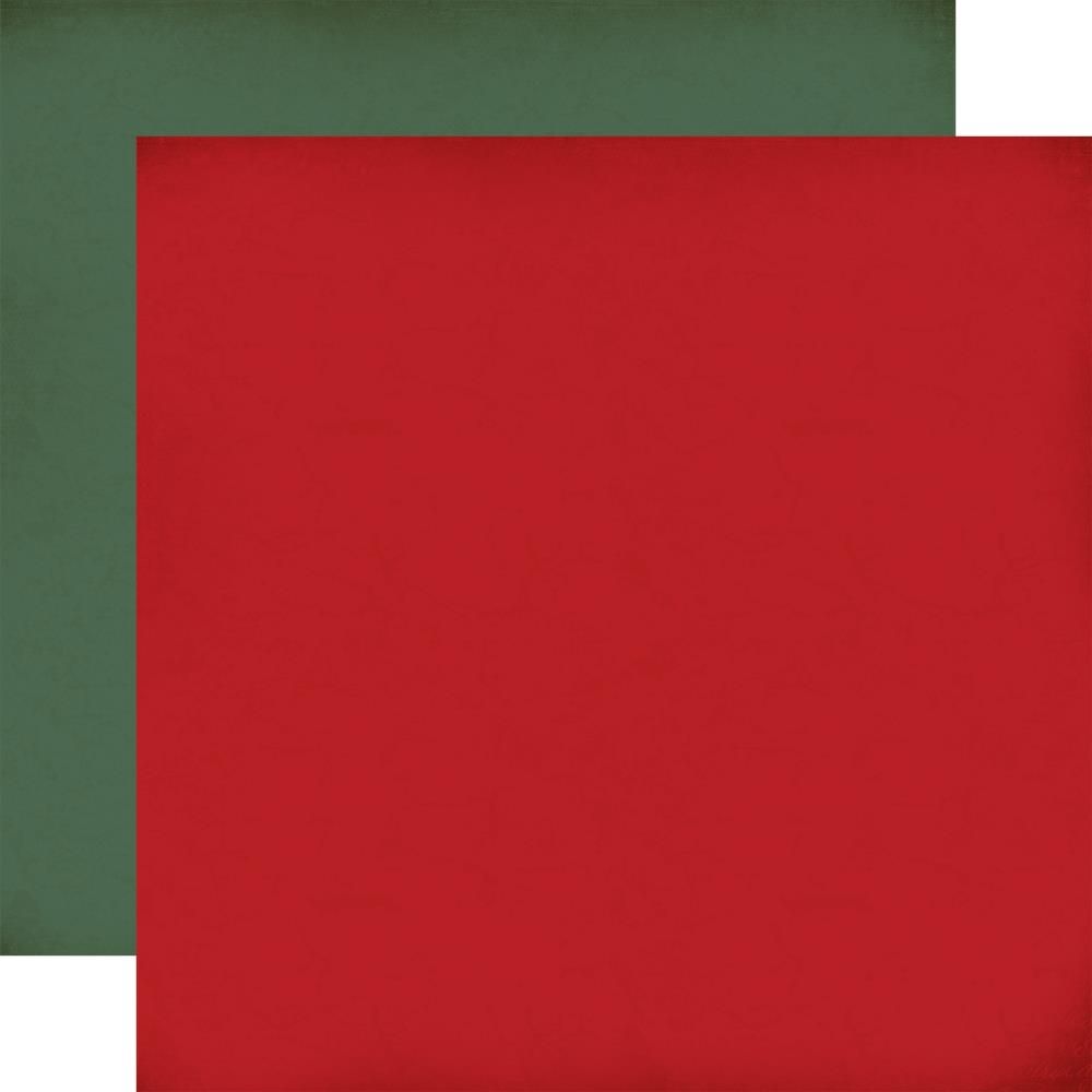 Carta Bella - A Vintage Christmas - 12&quot;x12&quot; Double-sided Paper - Red/Green