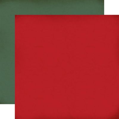 Carta Bella - A Vintage Christmas - 12&quot;x12&quot; Double-sided Paper - Red/Green