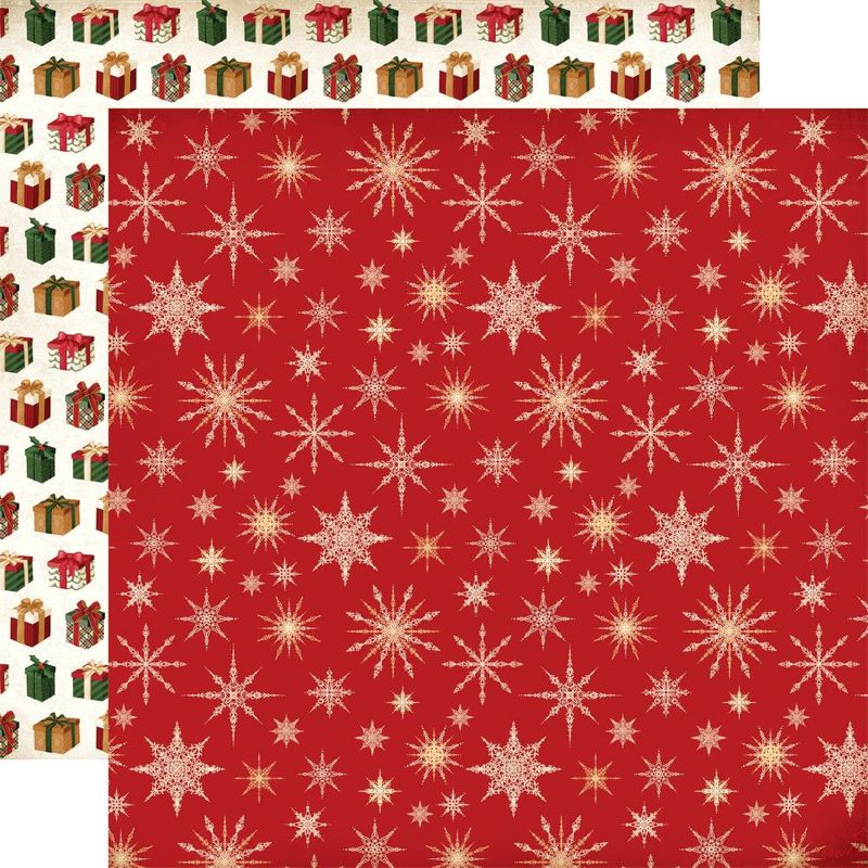 Carta Bella - A Vintage Christmas - 12&quot;x12&quot; Double-sided Paper - Twinkling Lights