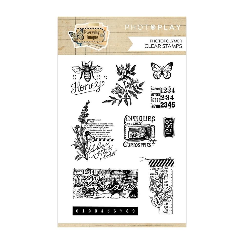 PhotoPlay - Everyday Junque - Clear Stamp Set - Elements