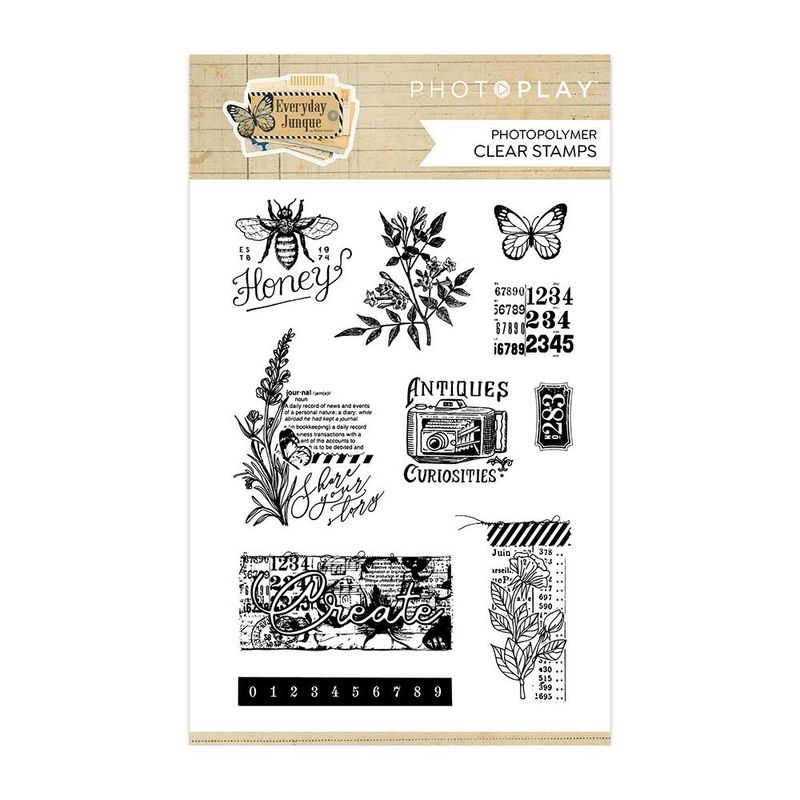 PhotoPlay - Everyday Junque - Clear Stamp Set - Elements