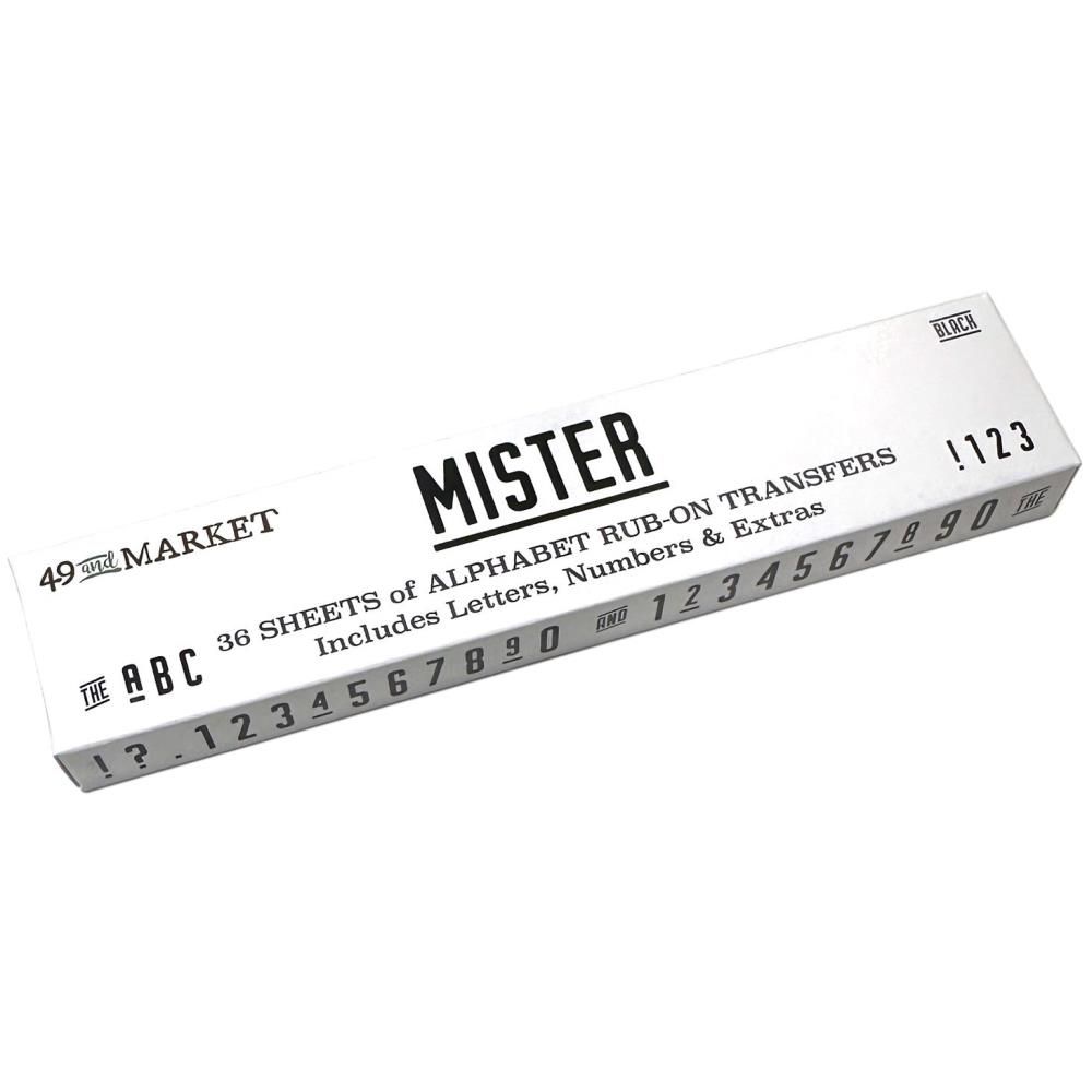 49 and Market - Rub-on Set - Alphabet - Mister