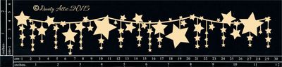 Dusty Attic - Chipboard - Baby - Star Banner