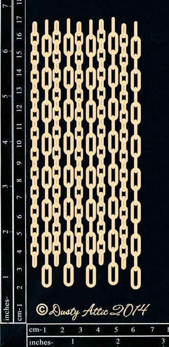 Dusty Attic - Chipboard - Steampunk and Industrial - Mini Chains