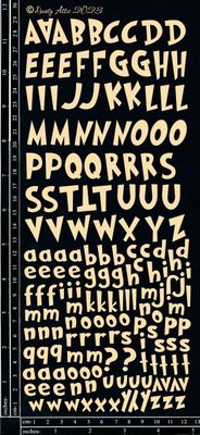 Dusty Attic - Chipboard - Grinched ABC Set