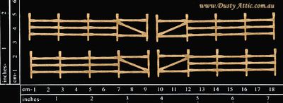 Dusty Attic - Chipboard - Outback - Mini Paddock Fences